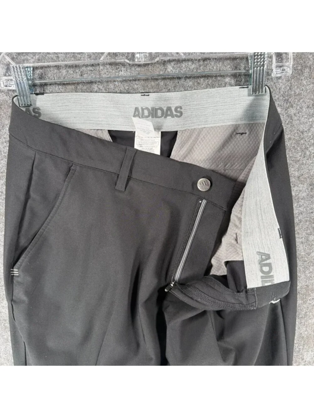 Adidas Ultimate365 Golf Pants Mens 32x32 Black Lightweight‎ Classic Flat Front